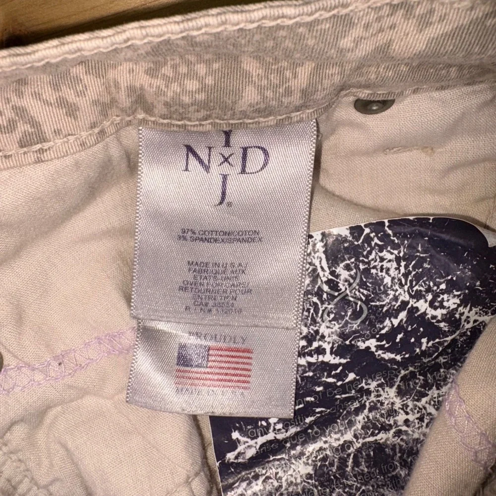 NYDJ Jeans Womens 12 Gray Python Snake Print Skinny High Rise Denim Jeans